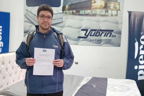 Ganó con Números de la Suerte y aprovechó su premio en Yubrin