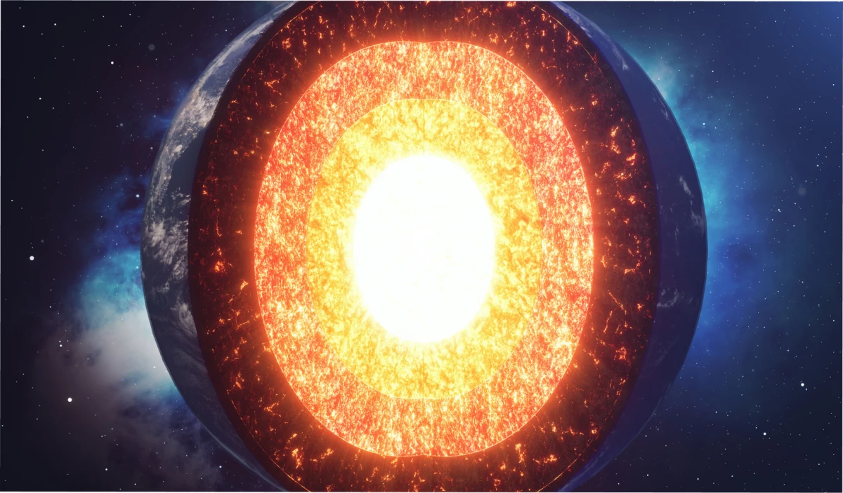 El núcleo de nuestro planeta gira del revés.