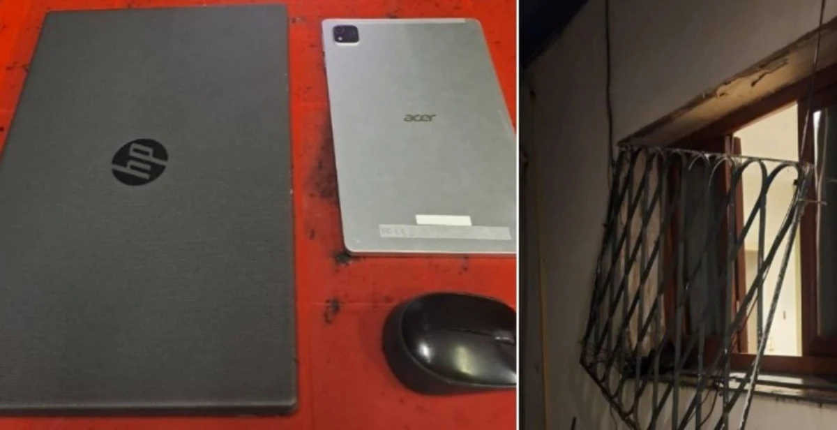 Forzó la ventana de una casa para robar dispositivos tecnológicos y quedó detenido