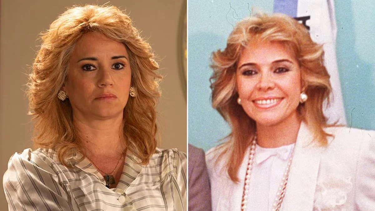Griselda Siciliani se pone en la piel de Zulema Yoma en la serie de Menem