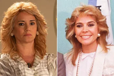 La increíble transformación de Griselda Siciliani para la serie de Menem