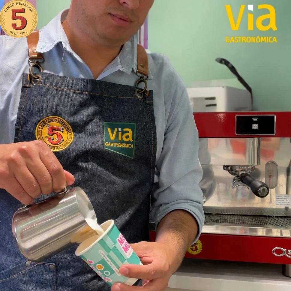 Vía Gastronómica y 5 Hispanos: el aliado  perfecto de las cafeterías