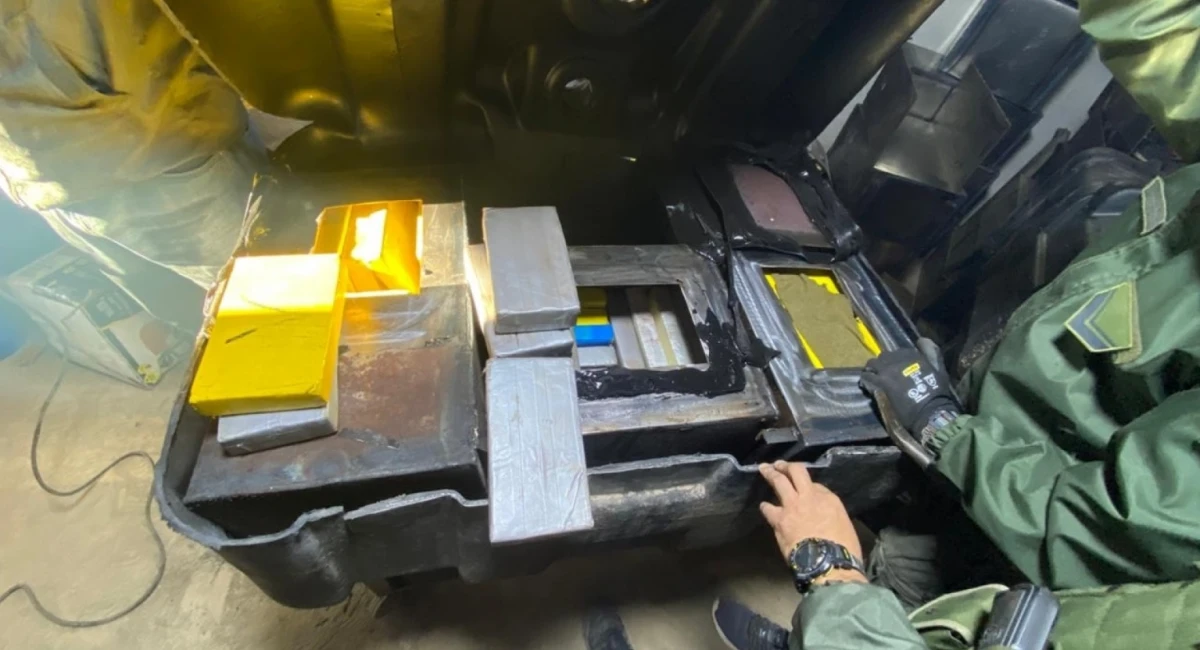 Secuestro de droga. GENDARMERÍA NACIONAL 