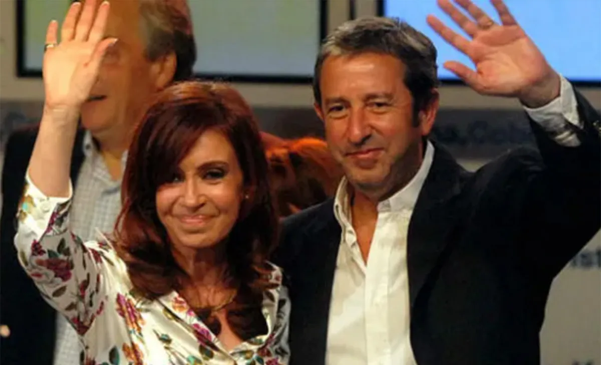 Cristina Fernández de Kirchner y Julio Cobos.