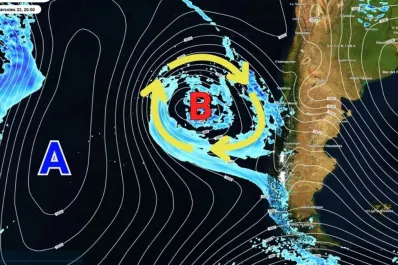 Alerta máxima en Chile por la llegada de un gran ciclón extratropical: se esperan lluvias, viento y nieve en 11 regiones
