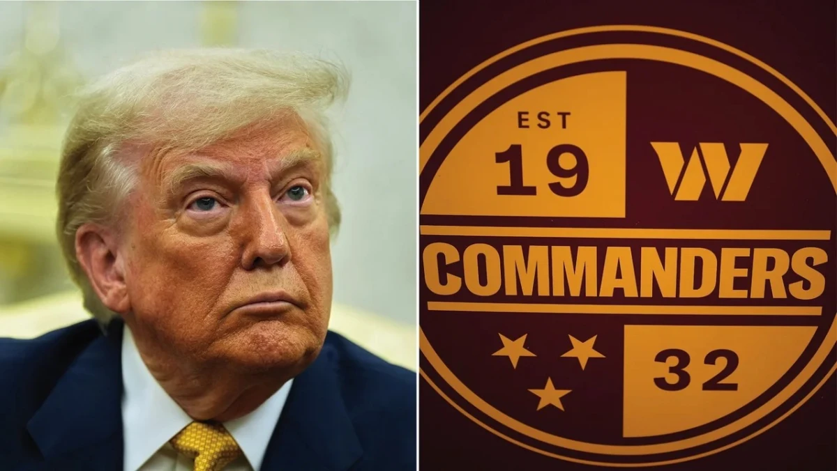 Trump amenaza con frenar la construcción de un estadio si el club de la NFL no cambia su nombre