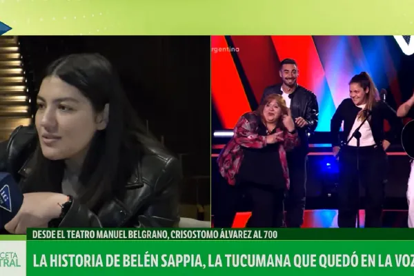 Belén Sappia, la tucumana que conquistó La Voz: “La música es mi manera de expresarme”