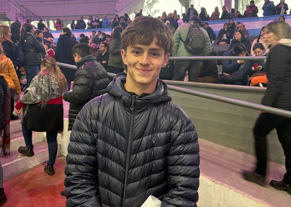 EN GÉNERO. Eugenio Guyot, estudiante del Gymnasium, se interesó en la comisión de género y derechos humanos. / VICTORIA REINOSO, LA GACETA