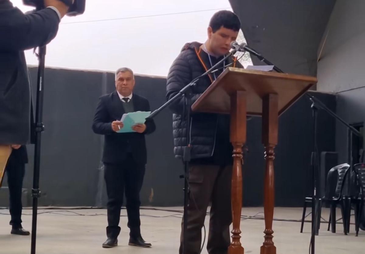 UNA VOZ JOVEN. El discurso de Mauricio llegó a los jóvenes presentes, que lo demostraron con aplausos. / LA GACETA, SOFÍA DE CHAZAL