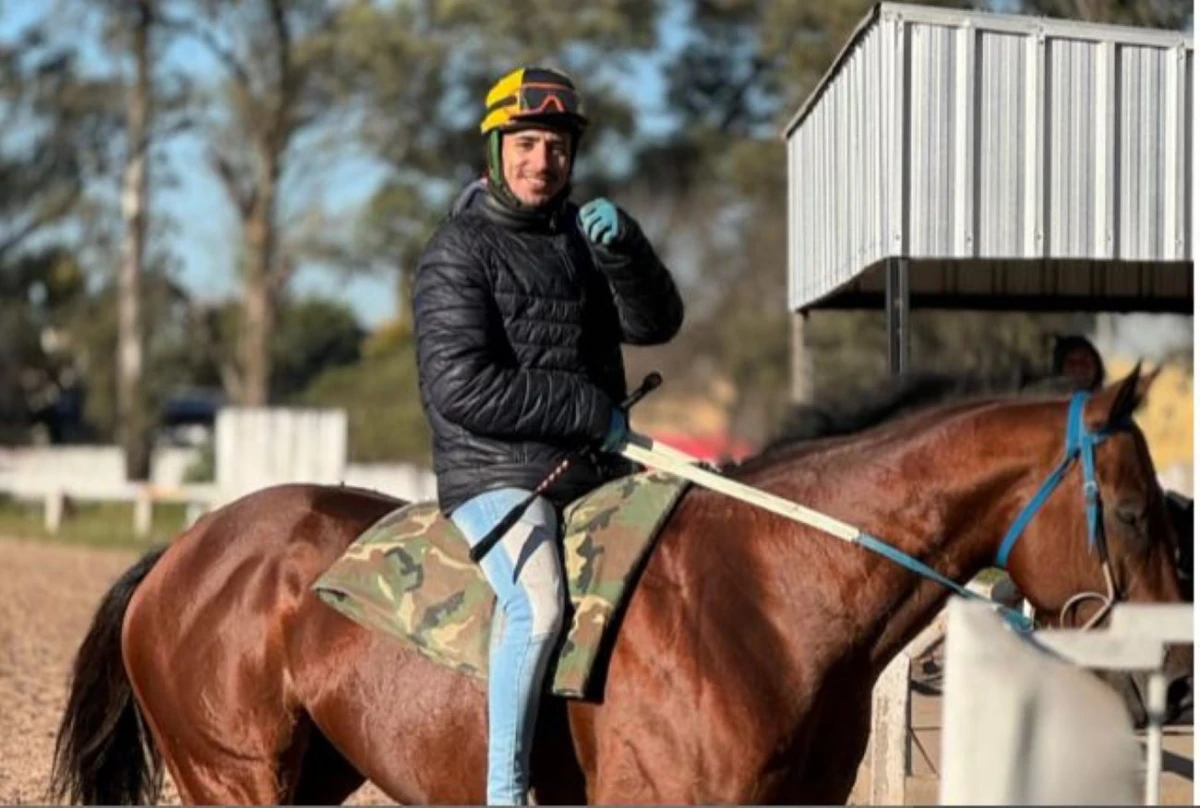 CONFIANZA. El jinete Pablo Javier Alarcón eligió el partidor número 3 para Sweet Elementary en el cotejo de 2.000 metros.