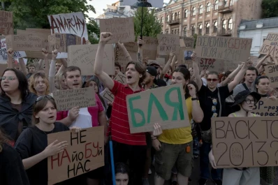 Críticas a Zelenski en Ucrania