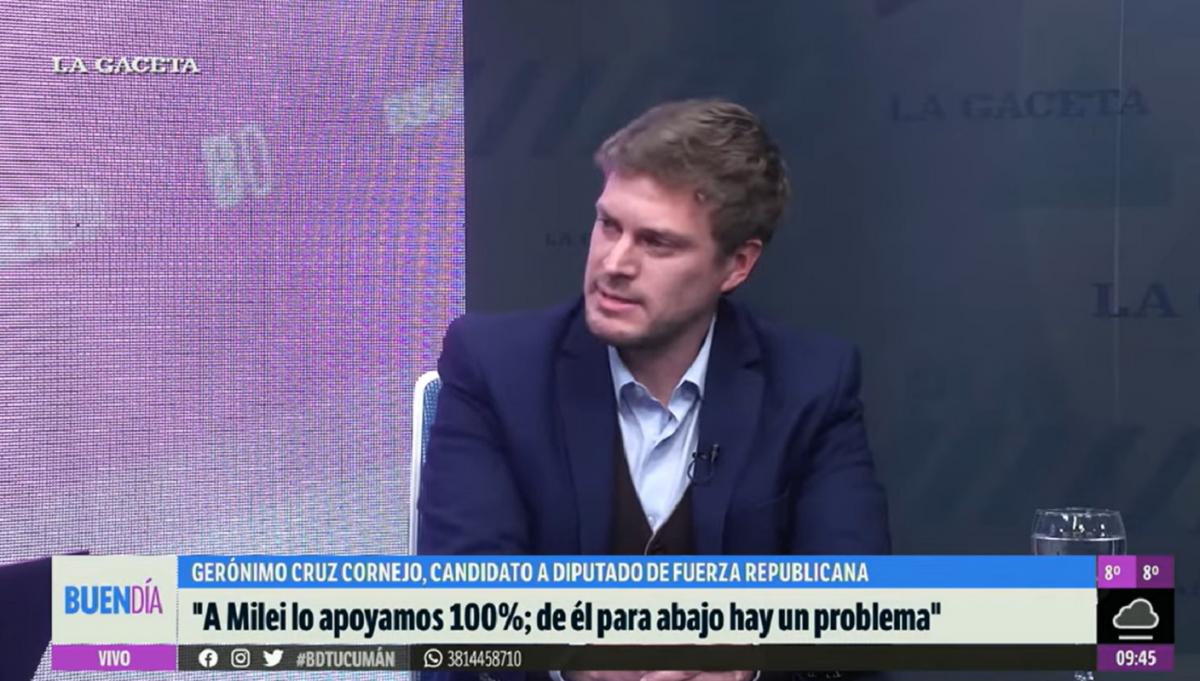 Un candidato de Fuerza Republicana acusa a Lisandro Catalán (LLA) de hacer una “campaña vacía” en Tucumán