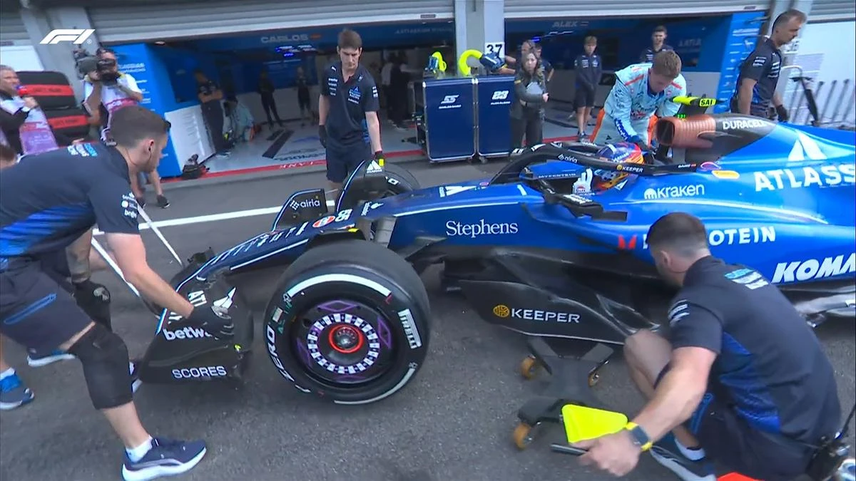 Carlos Sainz, nuevamente, con problemas a bordo de su monoplaza Williams