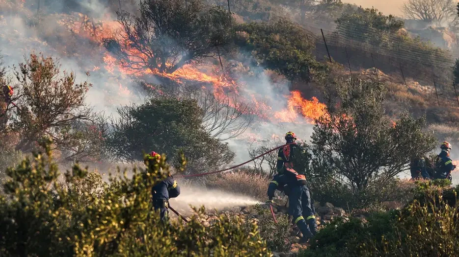 INFIERNO. Una ola de calor prolongada agita el peligro de incendios.