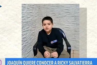 El tierno pedido de Joaquín, el nene tucumano que se hizo viral y ahora sueña con conocer a Ricky Salvatierra