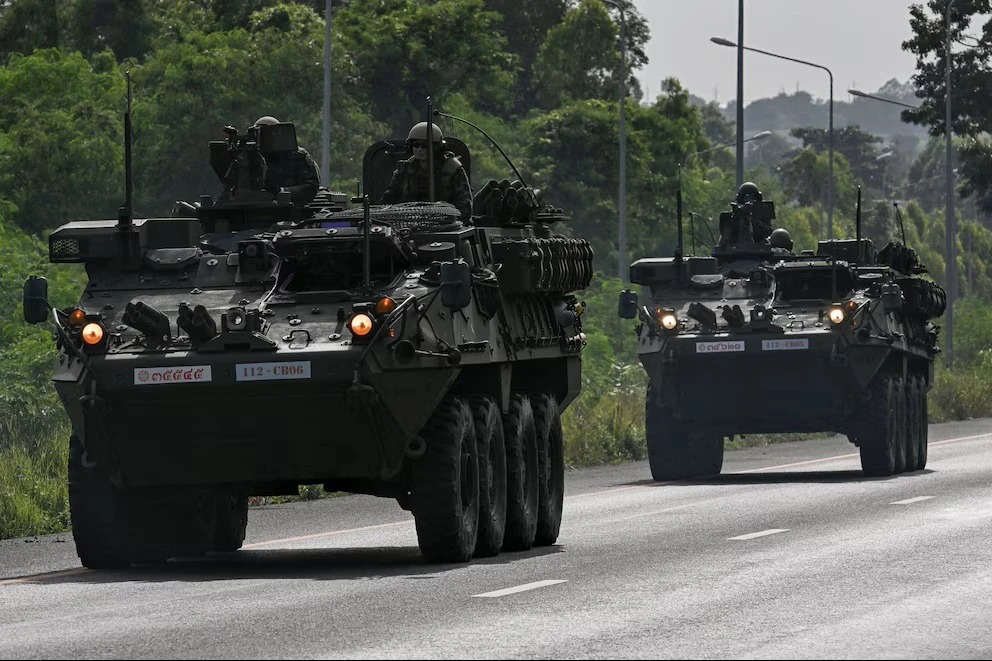 MILITARIZADO. Tailandia decretó ley marcial en ocho de sus distritos fronterizos con Camboya, en pleno conflicto.