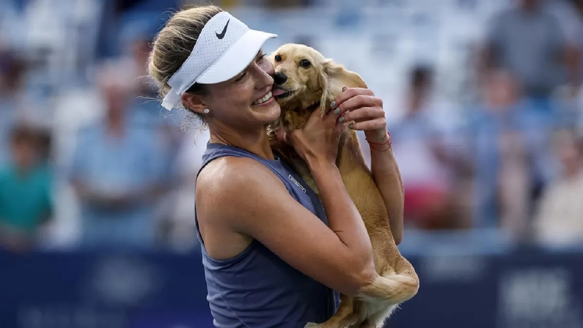 “Es mi bebé”: la tierna irrupción de la perra de una tenista en pleno partido del circuito WTA