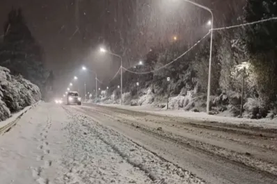 Se perdió en la nieve en Río Negro y sus perros le salvaron la vida