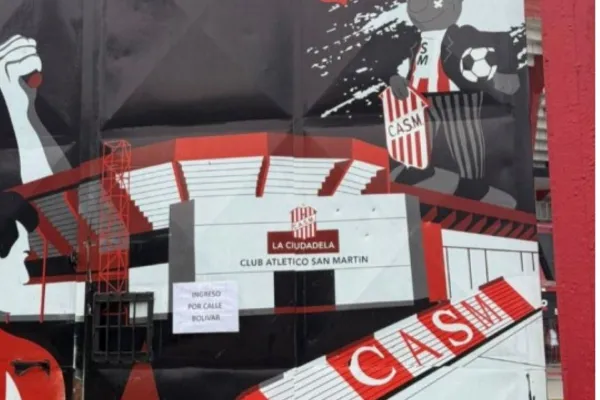 San Martín de Tucumán hizo una denuncia formal por actos vandálicos en el club y en la casa de la madre de Martos