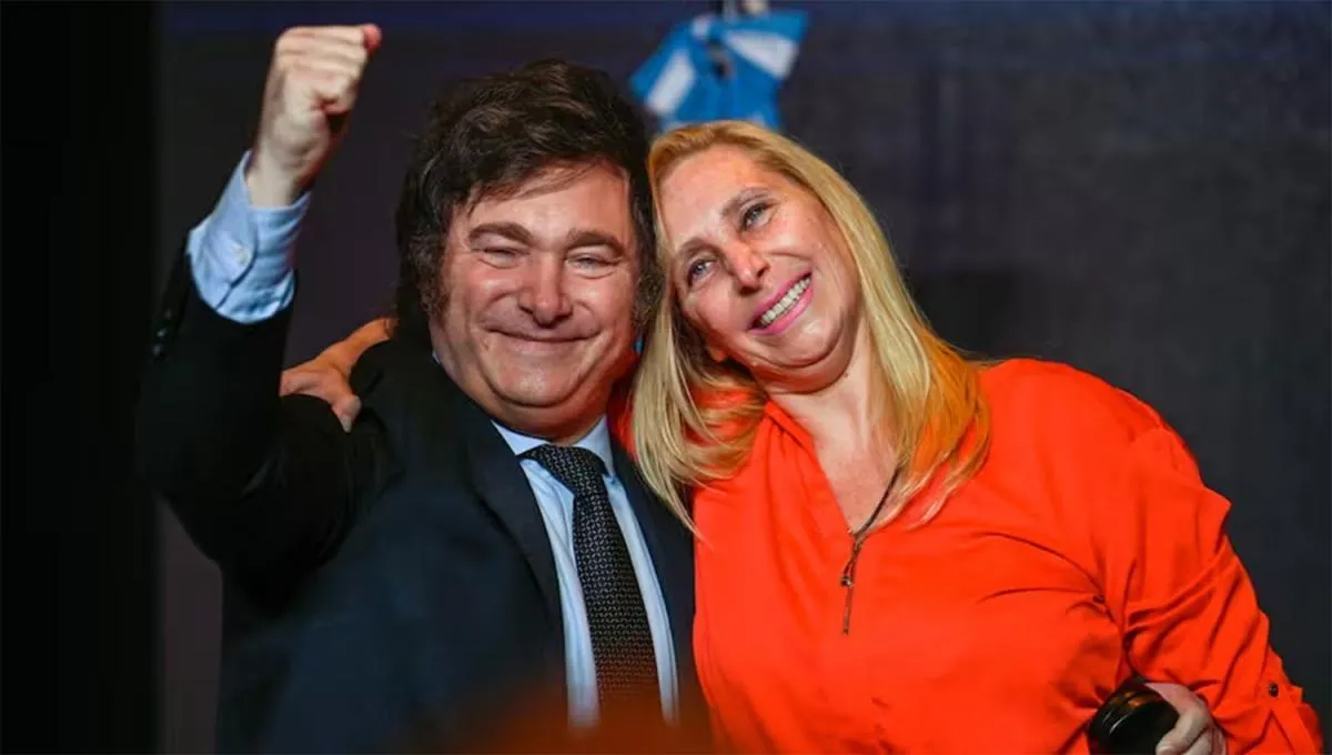 Javier y Karina Milei