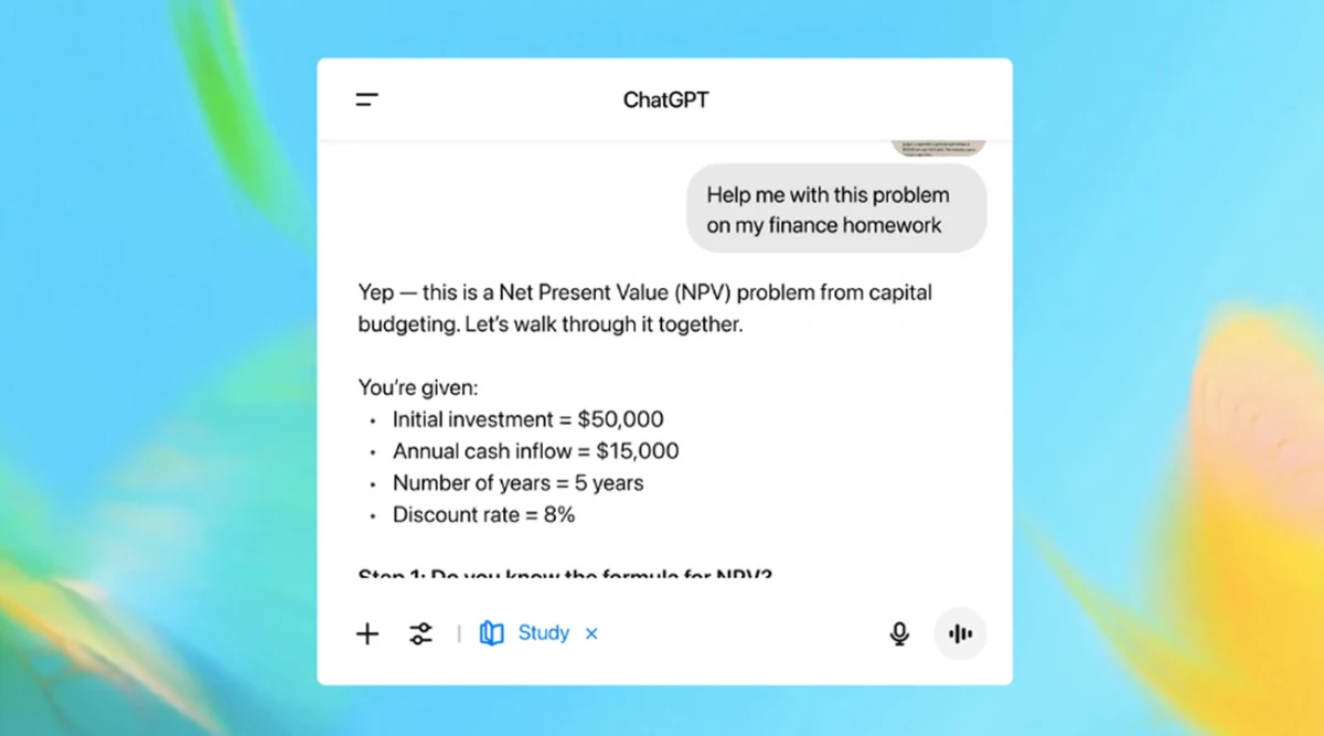 MODO ESTUDIO. ChatGPT lanza una nueva herramienta que no da respuestas automáticas, sino que ayuda a pensar. / OPENAI