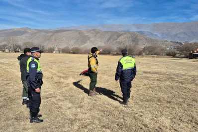 Incendio en Tafí del Valle: hay tres focos que siguen activos en el Cerro Muñoz