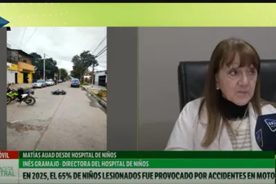 Más del 65% de los niños atendidos por accidentes de tránsito viajaba en moto