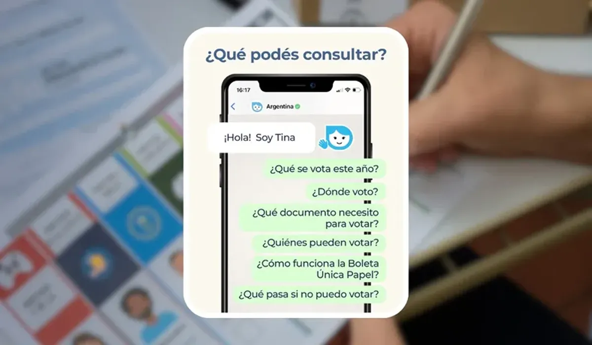 IA PARA VOTAR MEJOR. La asistente virtual del Gobierno ya contesta sobre las legislativas. / X @jefatura_ar