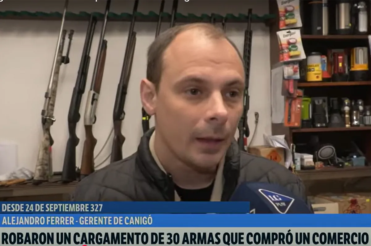 DENUNCIA. Los dueños de Canigó ya informaron lo sucedido al Renar para que dar de baja las armas robadas lgplay