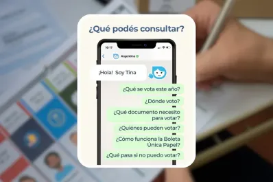 Tina, la IA del Gobierno, brinda datos por WhatsApp sobre las Elecciones 2025