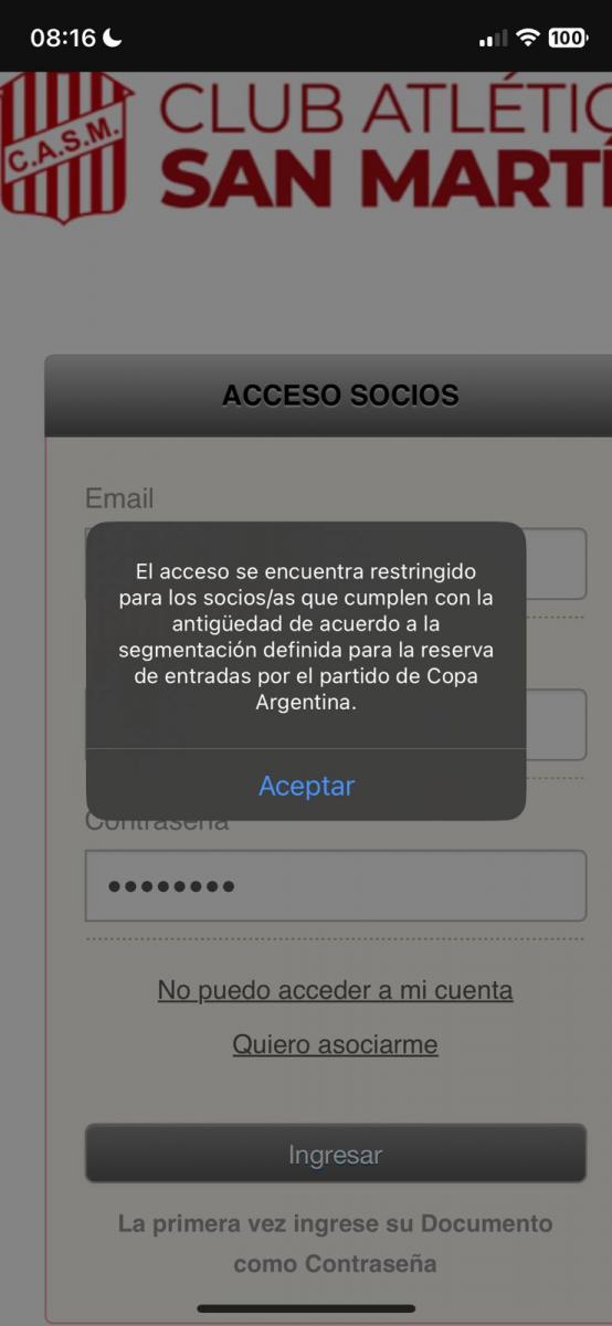San Martín activó la reserva de entradas para el duelo con River: prioridad por antigüedad y demoras en el sistema