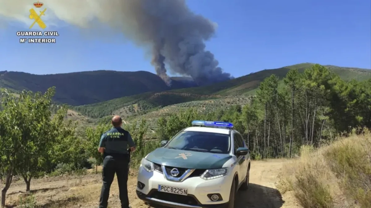 Incendios en España: Castilla y León califica de terroristas a los autores del fuego en Ávila