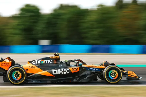 McLaren dominó las prácticas del viernes y Franco Colapinto cerró último en Hungría