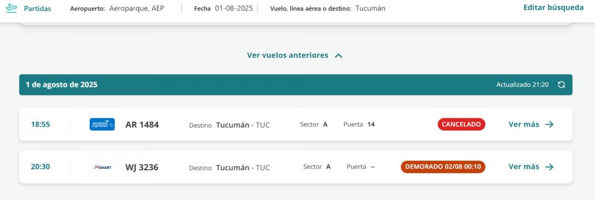 Problemas con los vuelos entre Buenos Aires y Tucumán: ¿cómo sigue la situación y qué se espera para este sábado?