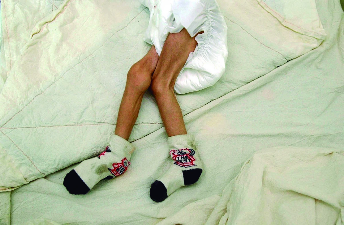 Recuerdos fotográficos: Tucumán, 2002. Milagros, 2 años y tres meses, 3,7 kg de peso