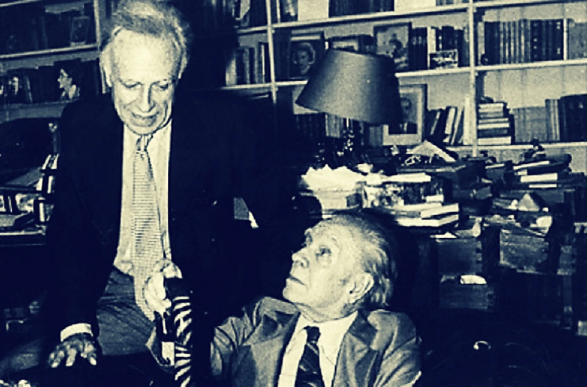 UNIDOS PARA LA PUBLICIDAD. Borges y Bioy casares escribieron un folleto sobre la leche cuajada de La Martona.