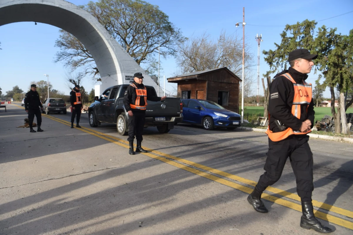 Así están los controles en el límite entre Tucumán y Santiago del Estero.