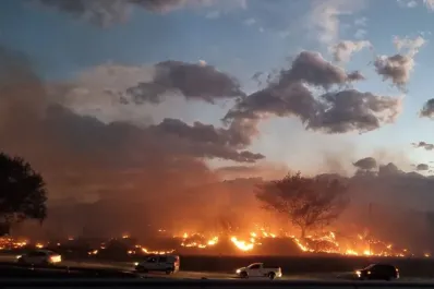 Grave incendio en Jujuy: se quemaron 300 hectáreas de pastizales y también viviendas