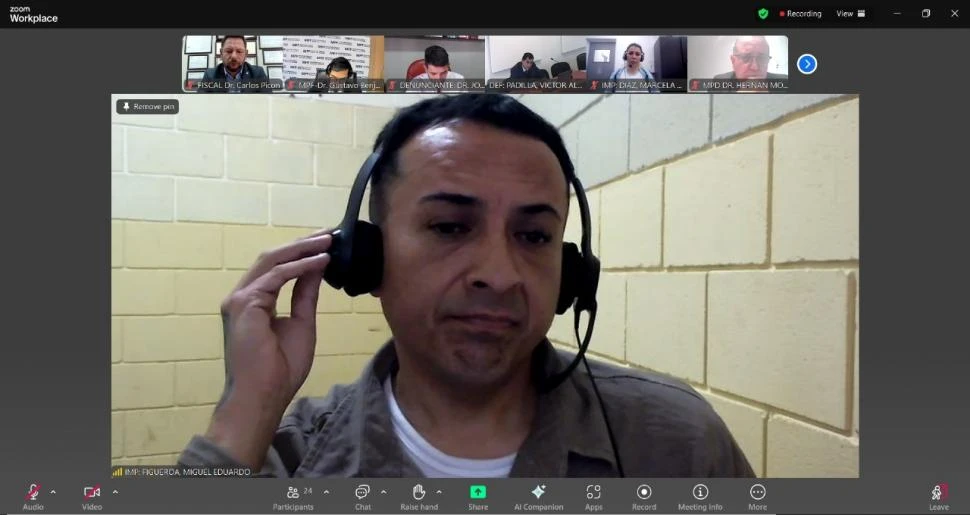 PENA. “Miguelón” Figueroa fue sentenciado a ocho años de prisión.