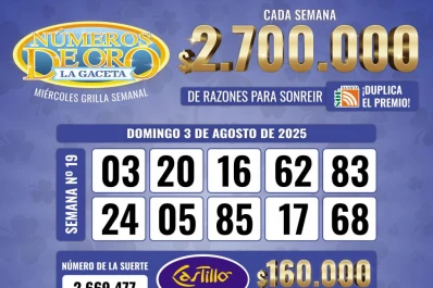 Los Números de Oro de LA GACETA