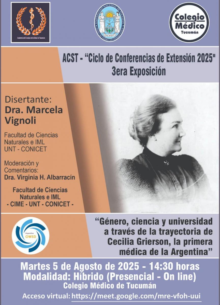 La oportunidad de conocer a fondo a la primera médica argentina