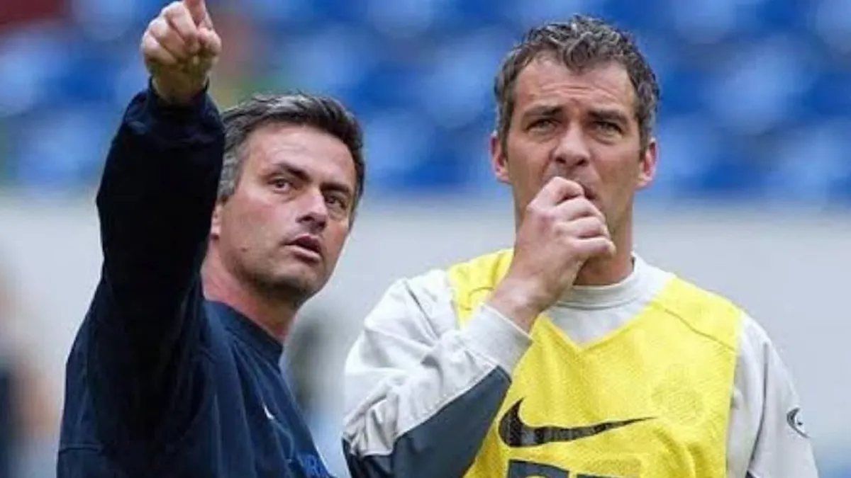 EMOTIVO ADIÓS. La imagen que compartió Mourinho en sus redes sociales para despedirse de Costa.