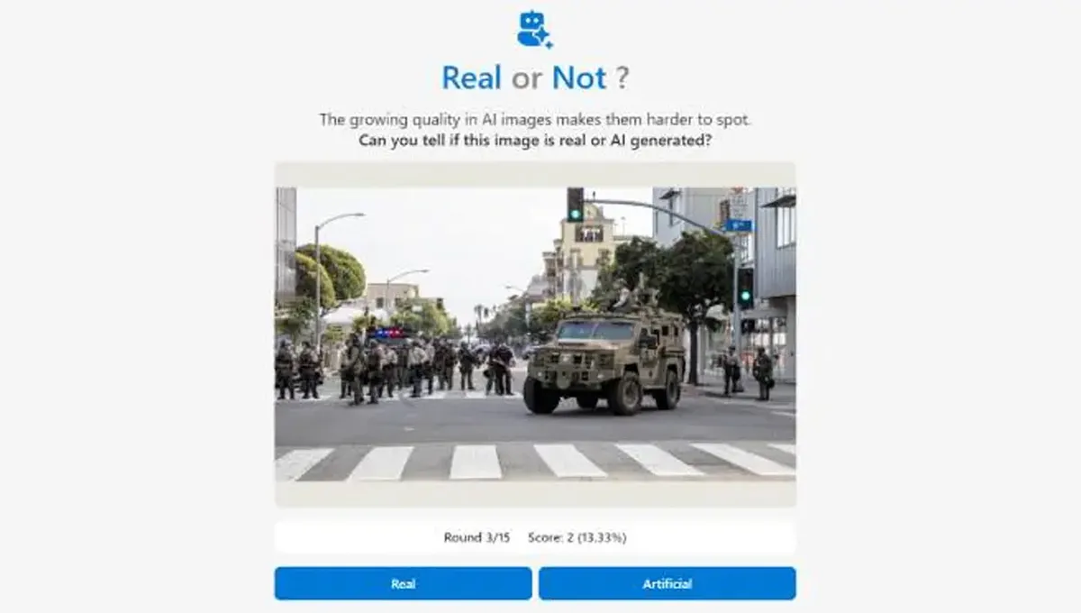 INTELIGENCIA ARTIFICIAL. Microsoft lanzó un experimento global que revela lo difícil que es distinguir una foto real de una creada por IA.