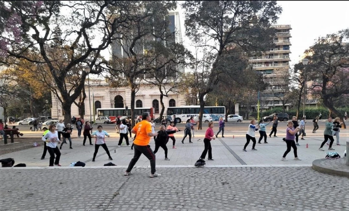 AL AIRE LIBRE. La iniciativa incluye a gente de todas las edades.