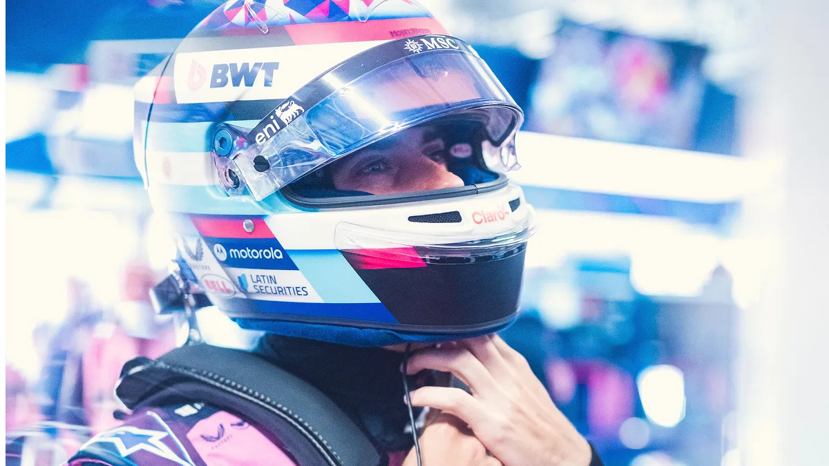 SIGUIÓ. Luego de ser revisado por los médicos, Franco Colapinto continuó con la jornada de pruebas en Alpine.