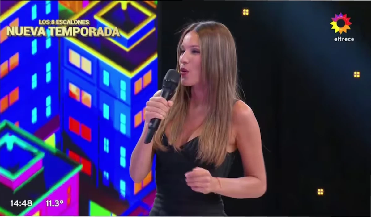 Pampita es la nueva conductora de Los 8 escalones.