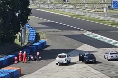 Impacto y remolque: el video que muestra cómo fue retirado el Alpine de Franco Colapinto tras el choque en Hungría