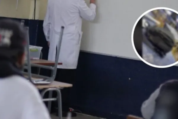 Polémica en Chile: separaron a un profesor que le gritó a un grupo de alumnos por defender a Pinochet