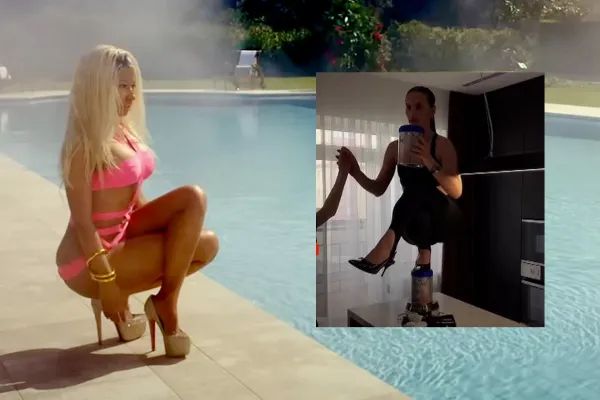 #NickiMinajChallenge: el peligroso reto por el que una influencer se lesionó la columna