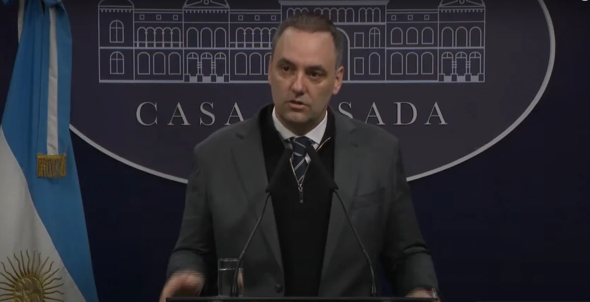 Manuel Adorni. CAPTURA DE VIDEO